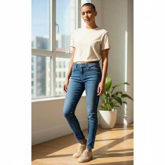 Seven7 Denim - Seven7 Women Jeans Tummyless High Rise Skinny Sz 8